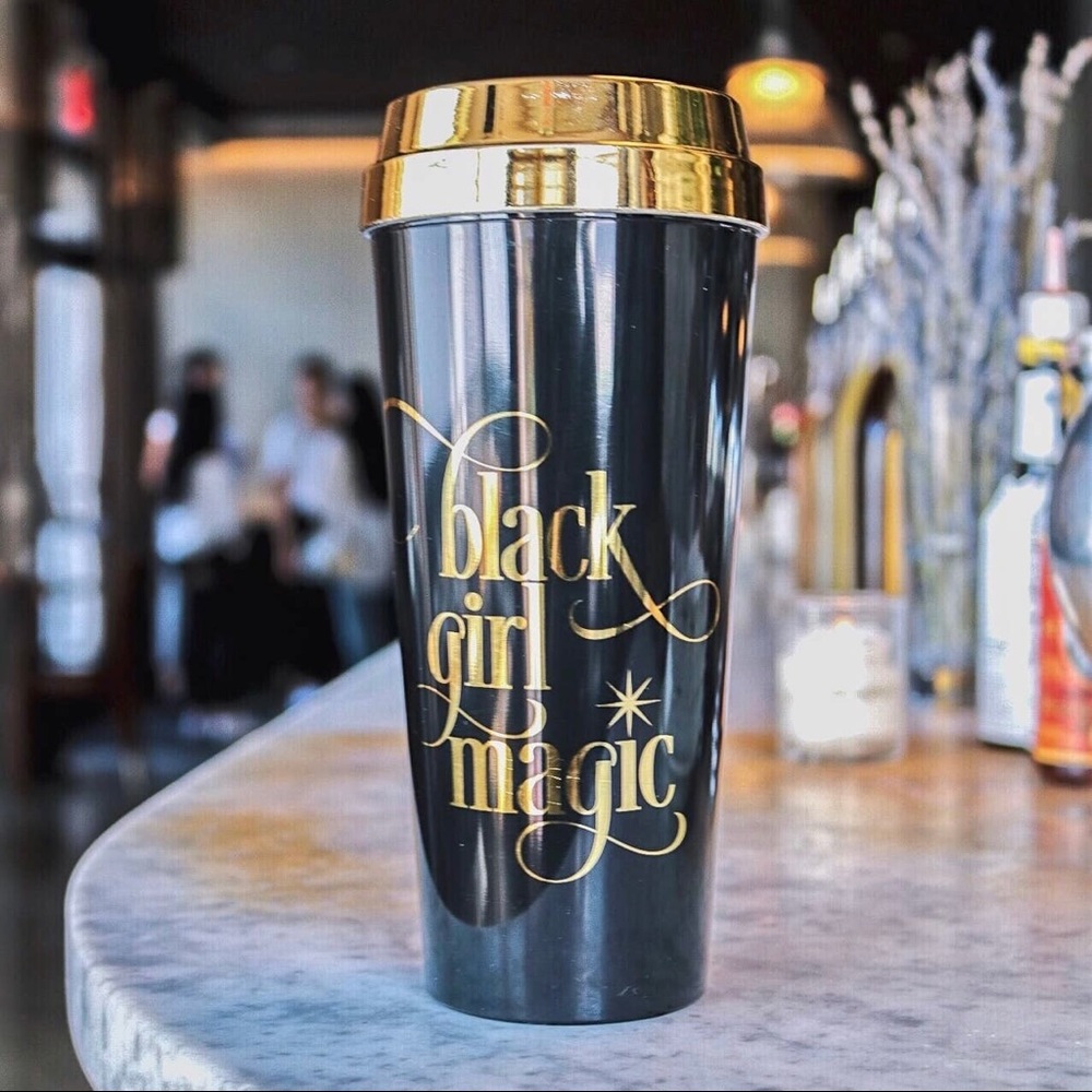 ✨ NWT Boutique Black Girl Magic Travel Mug ✨